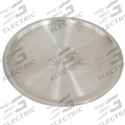 CRESTWARE Sauce Pot Cover: 28 qt Compatible Pot Capacity, Aluminum - Covers