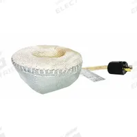 GLAS-COL Heating Mantle: 125 mL Capacity, 80 W Watt - Max, Fiberglass Cloth, 400°C Temp - Max (MPN 100A O398). Key specifications — Includes: 4 ft 2-Wire Cord and Locking Connector; Brand: GLAS-COL; Mantle Material: Fiberglass Cloth; Manufacturer Part Number: 100A O398; For Use With: 60AG04; Includes Controller: Controller Not Included; Requires Controller: Controller Required.
