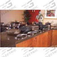 SPRING USA Sauteuse Buffet Server: 15 3/8 in Overall Lg, 15 1/4 in Overall Dia, 18 3/4 in Overall Dp (MPN 2382-897/36). Key specifications — Base Material: Stainless Steel; Manufacturer Part Number: 2382-897/36; Sub-brand: Seasons; Product Type: Sauteuse Buffet Server; Brand: SPRING USA; NSF Certified: No; Lid Material: Stainless Steel; Color: Silver.