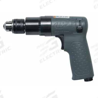 INGERSOLL RAND Air-Powered Drill: 1/4 in Chuck, Heavy Duty, 1,875 RPM, 0.25 hp, Keyed - Pistol-Grip Air-Powered Drills