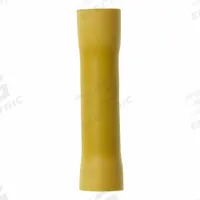 3M Butt Splice Connector: Yellow, Vinyl, For Wire Size 12 AWG – 10 AWG, 600 V, Pack Qty 50 (MPN 58767). Key specifications — Brand: 3M.