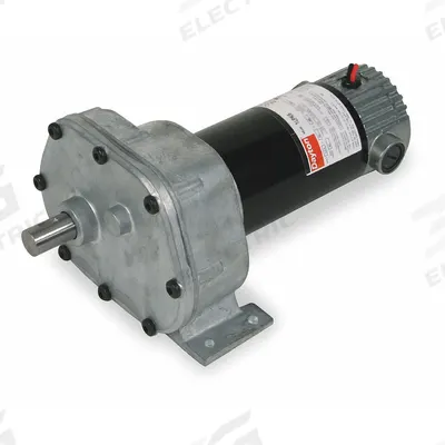 Dayton Gearmotor: Parallel, 90V DC, TENV, 21 RPM, 150 in-lb Max Torque - Parallel Shaft DC Gearmotors