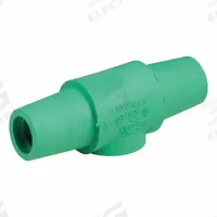 Gender Reversing Connector: Female-Female, Green, 600V AC/600V DC, 400 A, 16 Series (MPN 16A24-UG). Key specifications — Brand: LEVITON.