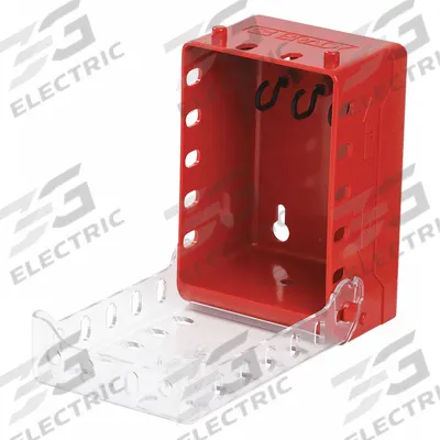 BRADY Padlock Station: 1 Components Included, Padlock Station, No Padlocks - Unfilled Lockout Stations