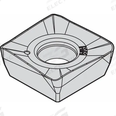WIDIA Square Milling Insert: SNMT435AZR31, SNMT1205AZR31 (MPN 5895537) - Square (S) Indexable Milling Inserts