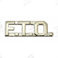 HEROS PRIDE Metal Rank Insignia: F.T.O., 3/8 in, Silver, Metal, Clutch Pin, Rank Insignia, 1 PR (MPN 4302N). Key specifications — attr1074238: Clutch Pin; attr188498: 3/8 in; attr188499: Silver; attr188500: Metal; attr188503: F.T.O.; attr193746: HEROS PRIDE.