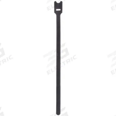VELCRO BRAND Hook-and-Loop Cable Tie: 18 in Lg, 5.40 in, 0.75 in Wd, Nylon/Polypropylene - Slotted Hook-and-Loop Cable Ties