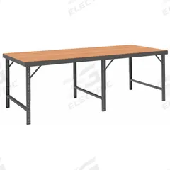 DURHAM MFG Work Table: Adj Ht, Hardboard, 120 in x 30 1/4 in, 2,000 lb Overall Load Capacity (MPN WBF-TH-30120-95). Key specifications — Brand: DURHAM MFG; Unit Type: Not Expandable or Modular.