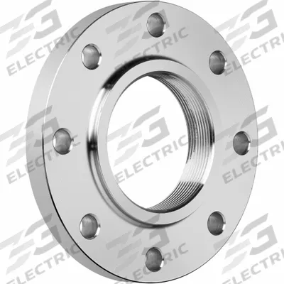 APPROVED VENDOR Metal Pipe Flange: Flange, 3 in, NPT Threaded, Raised, 725 psi @ 72°F - Threaded Zinc Galvanized Steel Flanges