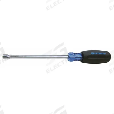 WESTWARD Hollow Round Shank Nut Driver: Straight, SAE, Without Magnetized Tip, Std - Standard Nut Drivers