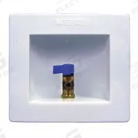 WATER-TITE Outlet Box: 1/2 in Sweat, 1/2 in Sweat, Center, 5.75 in Box Wd, 4.87 in Box Ht (MPN 87967). Key specifications — Valve Connection: 1/2 in Sweat; Inlet Connection: 1/2 in Sweat; Drain Location: Center; Brand: WATER-TITE.