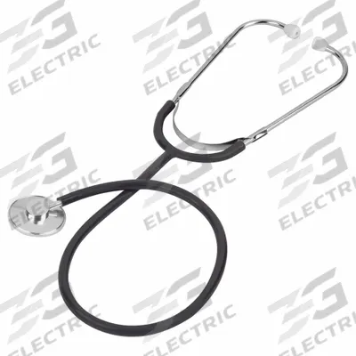 MAZZA HEALTHCARE Stethoscope: Stethoscope, Adult, Single, Black, 28 in Overall Lg - Economic Stethoscopes