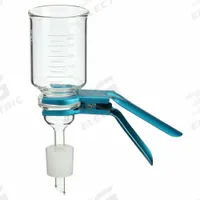 Filter System: 47 mm Dia, Fritted Glass, 300 mL Funnel Capacity, Non-Sterile (MPN 6168-0001). Key specifications — Includes Stopper: No; Material: Fritted Glass; Product Type: Filter Holder System; Brand: SIBATA.