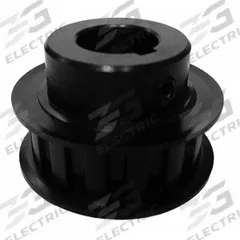 APPROVED VENDOR Timing Pulley: Trapezoidal, Fixed, For L Timing Belt Section, For 1/2 in Belt Wd (MPN 15LF050X3/4). Key specifications — Brand: APPROVED VENDOR; Tooth Profile: Trapezoidal; Finish: Black Oxide.