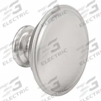 APPROVED VENDOR Cabinet Knob: Zinc, Satin Nickel, 1 1/4 in Grip Dia (MPN 1XNR4). Key specifications — Grip Shape: Round; Finish: Satin Nickel; Includes Hardware: Hardware Included; Material: Zinc; Brand: APPROVED VENDOR.