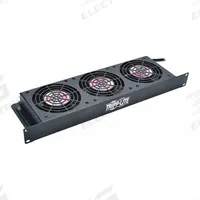 TRIPP LITE Air Distribution Fan: 210 cfm Airflow @ 0.000 in SP, Air Distribution Fan, 120V AC, Steel (MPN SRFAN1U). Key specifications — Brand: TRIPP LITE; Voltage: 120V AC.