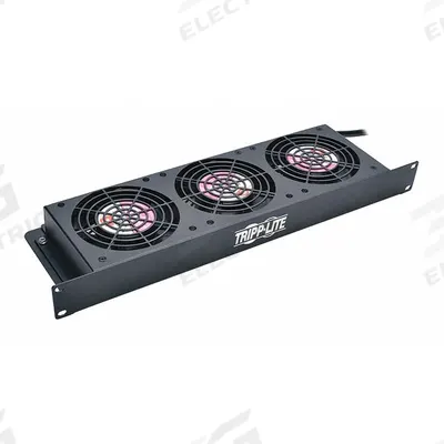 TRIPP LITE Air Distribution Fan: 210 cfm Airflow @ 0.000 in SP, Air Distribution Fan - Equipment Rack Cooling Fan Tray