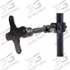 GAMBER-JOHNSON Device Mount: Device Mount, Forklifts, Black, 3 7/8 in Overall Ht (MPN 7160-1533-01). Key specifications — Product Type: Device Mount; Color: Black; Includes: 6 in Medium Dog-Bone; Features: Easy to Install Mounting; Compatible Vehicle Type: Forklifts.