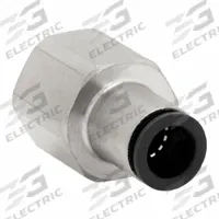 LEGRIS Push-Fit Adapter Fitting: 3/8 in Pipe x 8 mm OD Size, BSPP x Push-to-Connect, Brass, Silver (MPN 3114 08 17). Key specifications — Brand: LEGRIS.