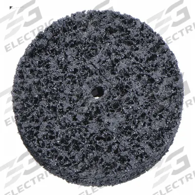 SCOTCH-BRITE Unitized Wheel: 3 in Dia x 1 in W, 1/4 in Arbor Hole, Silicon Carbide, Hard (7) - Coating-Removal Wheels for All Metals