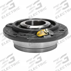 MOLINE BEARING 4 Bolt Flange Bearing: Spherical Roller, 3 7/16 in Bore, Cast Iron, Concentric Collar (MPN 29731307). Key specifications — Bore Type: Cylindrical; Brand: MOLINE BEARING; Lubricant Material: LC-2 Lithium Complex Grease; Mounting Bolt Size: 3/4 in; Split Housing: Not Split; System of Measurement: Inch.