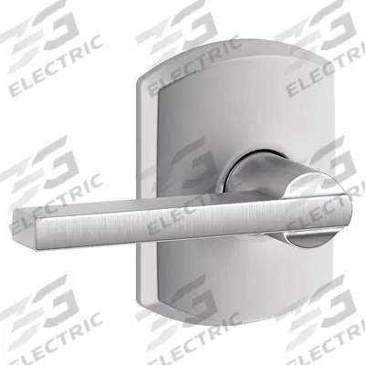 SCHLAGE RESIDENTIAL Door Lockset: Passage Lever Locksets, Chrome