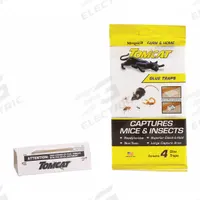 TOMCAT Glue Trap: Glue Trap, 2 in Overall Ht, 5 3/4 in Overall Wd, Paper/Glue, 4 PK (MPN 32509). Key specifications — Reusable: No; Material: Paper/Glue; Brand: TOMCAT.