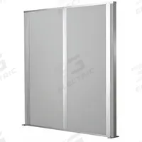 PORTA-KING Partition Wall: 10 ft x 10 ft, Vinyl, Gray, Unfinished (MPN FSP1010-DW). Key specifications — Frame Material: Aluminum; Finish: Unfinished; Includes Floor Track: Yes; Brand: PORTA-KING.