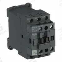 SCHNEIDER IEC Magnetic Contactor: Non-Reversing, 3 Poles, 3NO Contacts, 9 A, 24V DC Coil (MPN DPE09BL). Key specifications — Brand: SCHNEIDER; Integrated Surge Suppression: No.