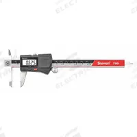 STARRETT 4-Way Digital Caliper: 0 in to 6 in /0 mm to 150 mm, Inch/Metric, Stainless Steel (MPN EC799A-6/150 W/SLC). Key specifications — attr1185476: STARRETT; attr1185435: Inside; attr1185436: Calibration Certificate; attr1185475: Not Rated; attr1185429: +/- 0.02 mm; attr1185430: 0.0005 in/0.01 mm; attr1220488: Not Included.