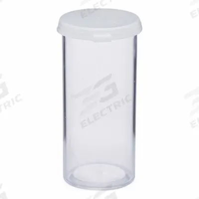 APPROVED VENDOR Vial with Cap: Sample, Polystyrene, 44.36 mL, 36.5 mm Body Dia, Non-Sterile - Plastic Lab Vials