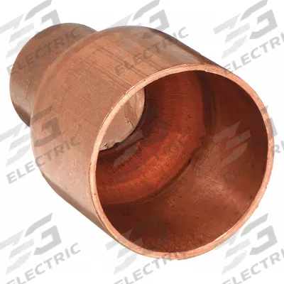 STREAMLINE Sweat Fitting Coupling: 1 1/2 in CTS x 3/4 in CTS, Cup x Cup, No Center Stop - Wrot Copper Tube Fittings