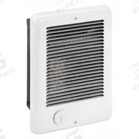 CADET Recessed Electric Wall-Mount Heater: 1000/750 W, 240/208V AC, Single Phase, White (MPN CSC102TW). Key specifications — Grille Color: White; Programming Capability: Non-Programmable; Wattage Output: 1000/750 W; Voltage, Phase: 208/240V AC, 1-phase; Rough-In Dimensions - H x W x D: 10-1/8 in x 8 in x 4 in; Nominal Voltage - HVAC: 208V AC; Brand: CADET; Phase: Single.