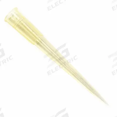 GLOBE SCIENTIFIC Pipette Tip: Non-Sterile, 200 ul Capacity, Bulk Bag, No Filter, Yellow - Non-Strerile Pipette Tips