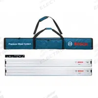 BOSCH Tracks and Connector Kit: 63 in Lg, Track Saw Compatible (MPN FSN1600X2B). Key specifications — attr1170768: BOSCH; attr1179927: Track Saw; attr1179928: Tracks and Connector Kit.