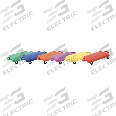CHAMPION SPORTS Scooter Set: 12 in Overall Lg, 12 in Overall Wd, 4 in Overall Ht - Scooter Board Sets