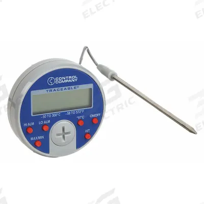 TRACEABLE Thermistor Thermometer: -58°F to 572°F /-50°C to 300°C - General Purpose Panel Mount Digital Thermometers