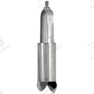 AMS Soil Auger Head: Carbon Steel Bail/Stainless Steel Cylinder, 5/8 in Connection Size - Soil Auger Accessories