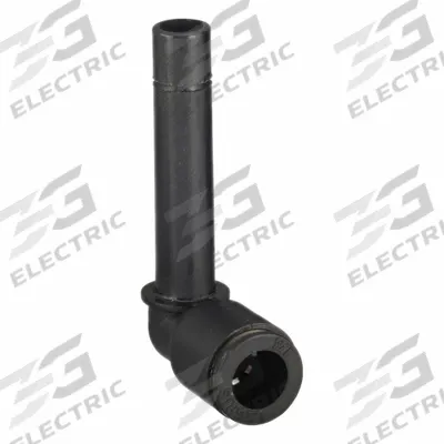LEGRIS Push-Fit Elbow Fitting: 1/4 in OD x 1/4 in OD Size, Push-to-Connect x Push-to-Connect - Nylon & Nickel-Plated Brass Tube Fittings