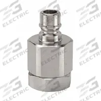 SNAP-TITE Hydraulic Quick Connect Hose Coupling: 1/4 in, 316 Stainless Steel, 1/8"-27 Thread Size (MPN SVHN4-2F). Key specifications — Thread Size: 1/8"-27; Seal Material: Nitrile; Brand: SNAP-TITE.