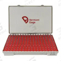 VERMONT GAGE Pin Gauge Set: No-Go (Minus), 0.251 in to 0.5 in, 0.001 in Dia Increment (MPN 101200500). Key specifications — attr1182478: VERMONT GAGE; attr1182465: ZZ; attr1182466: +/-0.00020 in.