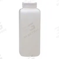 APPROVED VENDOR Packaging Bottle: 1 L, 1,000 mL, HDPE, White, 53-400 mm Screw Closure Size, Opaque (MPN 209686). Key specifications — Body Color: White; Brand: APPROVED VENDOR; Closure Included: Yes; Graduated: No; Closure Attached: Attached.