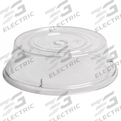 CAMBRO Camcover: 9 1/8 in Dia, Clear, NSF Certified - Plate Covers
