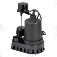 DAYTON Sump Pump: 1/3 hp, 25 ft Max. Head, 4.1 A, Thermoplastic, Piggyback Vertical (MPN 92372). Key specifications — Brand: DAYTON; Switch: Piggyback Vertical.