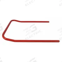 DAYTON Handle: 33 1/4 in Overall Lg, 27 in Overall Wd, Steel, 1 1/4 in Overall Ht, Red, NOB7801. Key specifications — Material: Steel; Compatible Grainger Part Number: 3BE79; Color: Red; Brand: DAYTON; Manufacturer Part Number: NOB7801.