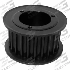 APPROVED VENDOR Timing Belt Pulley: Curvilinear, Bushed, For HTD Timing Belt Section, 40 Teeth (MPN QD40-8M-30). Key specifications — Brand: APPROVED VENDOR; Finish: Black Oxide; For Belt Series: PowerGrip® HTD®; For Bushing Size: SH.
