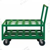 APPROVED VENDOR Medical Cylinder Cart: 1,400 lb, 24 Cylinder Capacity, 4 1/2 in Max. Tank Dia. (MPN MCC-2436-6PU-83T). Key specifications — Brand: APPROVED VENDOR; Caster/Wheel Configuration: (2) Swivel.