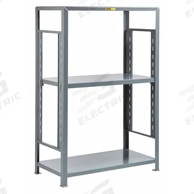 LITTLE GIANT Welded Steel Adjustable Shelving: Heavy-Duty, Starter, 30 in x 18 in - Heavy-Duty Adjustable Open Welded Shelving