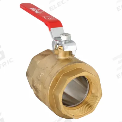 APPROVED VENDOR Manual Two-Way Ball Valve: 3 in, Brass, Straight, FIP x FIP - Brass Ball Valves