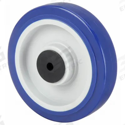 APPROVED VENDOR Caster Wheel: 5 in Wheel Dia., 1 1/4 in Wheel Wd, Polyurethane - Polyurethane Tread on Plastic Core Wheels